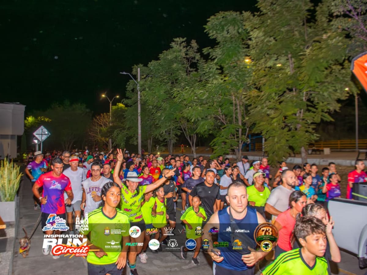 La Feria de Buga estrenó su primera carrera atlética con cerca de 500 corredores