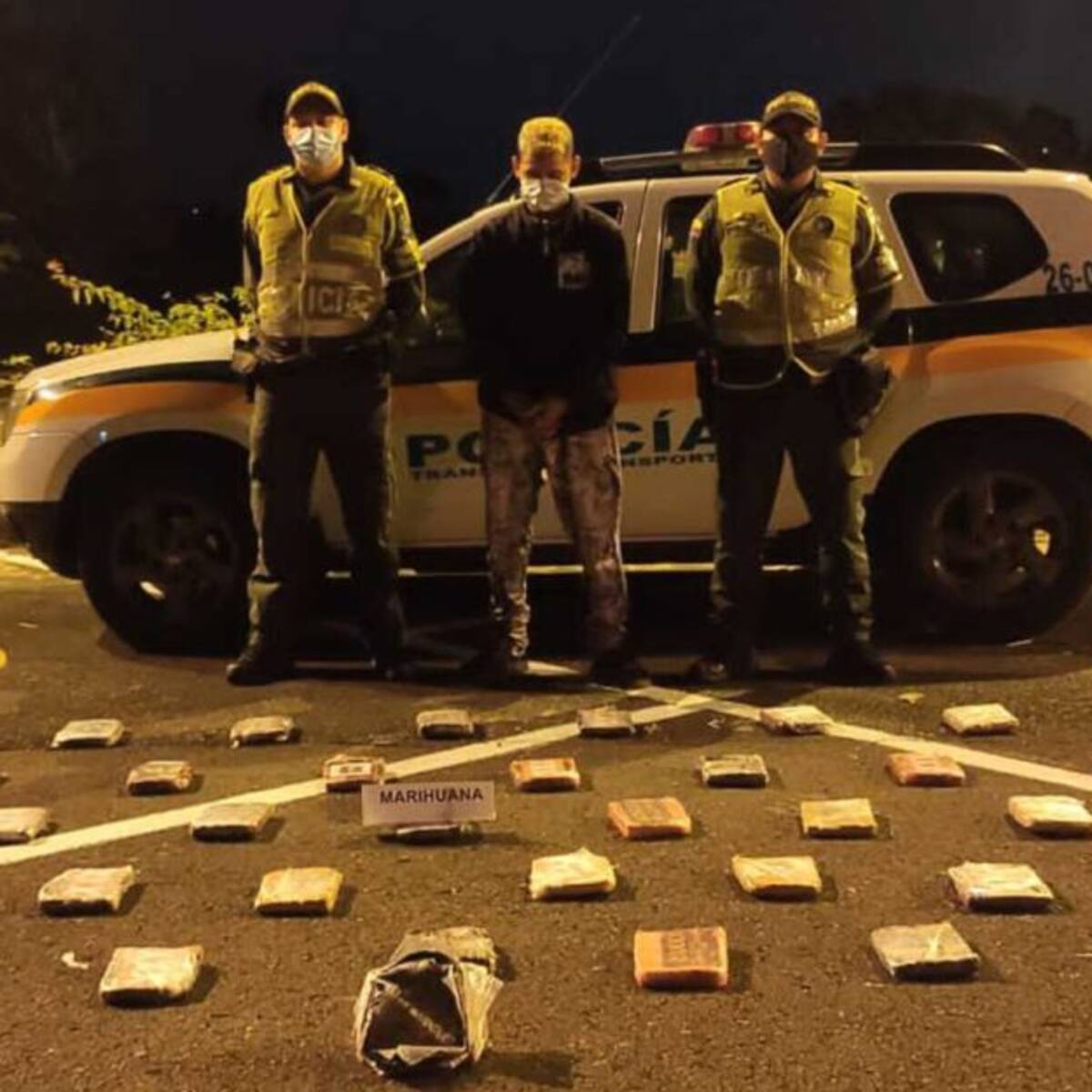 Cargamento de marihuana fue incautado en vías de Risaralda