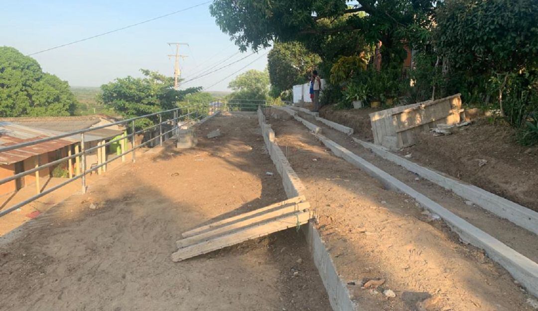 Esta obra beneficia a más de 50 familias de la zona más alta del municipio