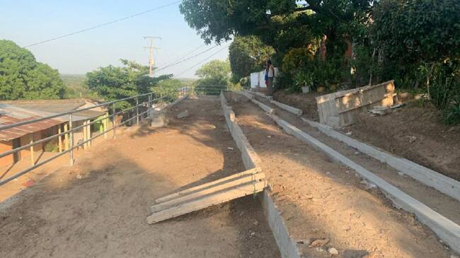 Esta obra beneficia a más de 50 familias de la zona más alta del municipio