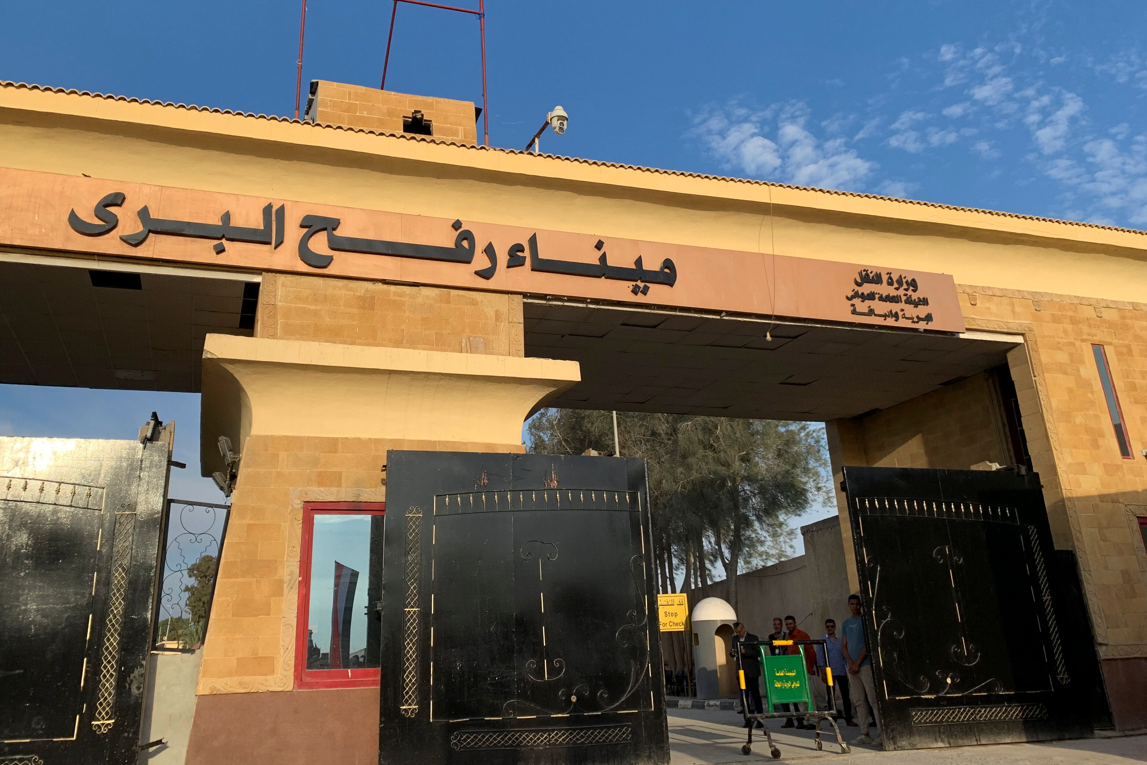 Paso fronterizo de Rafah, entre el norte del Sinaí egipcio y la Franja de Gaza. Foto: EFE