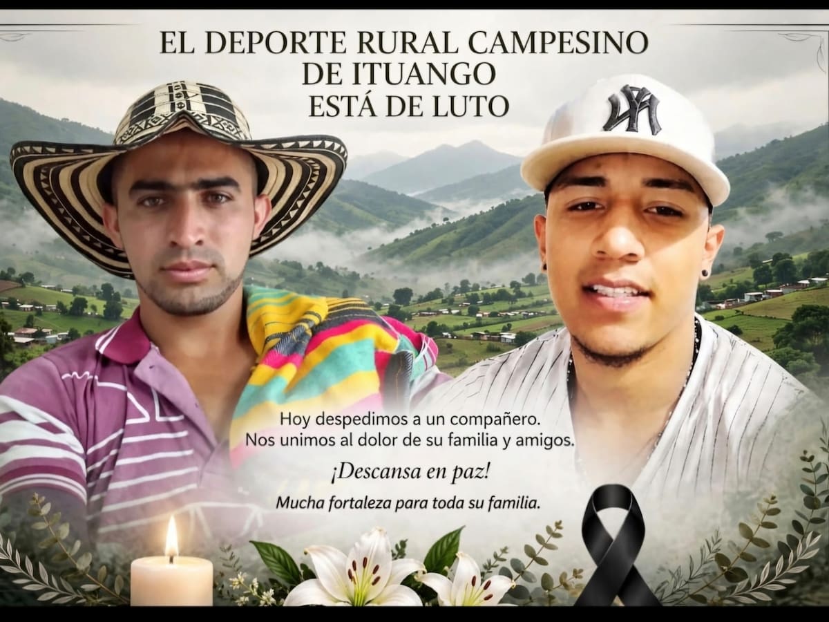 Dos muertos y un herido deja el colapso de un muro en una caseta comunal de la zona rural de Ituango