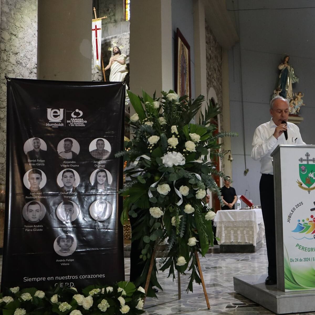 Von Humboldt anunció grado póstumo para estudiantes fallecidos en accidente de tránsito en Quindío