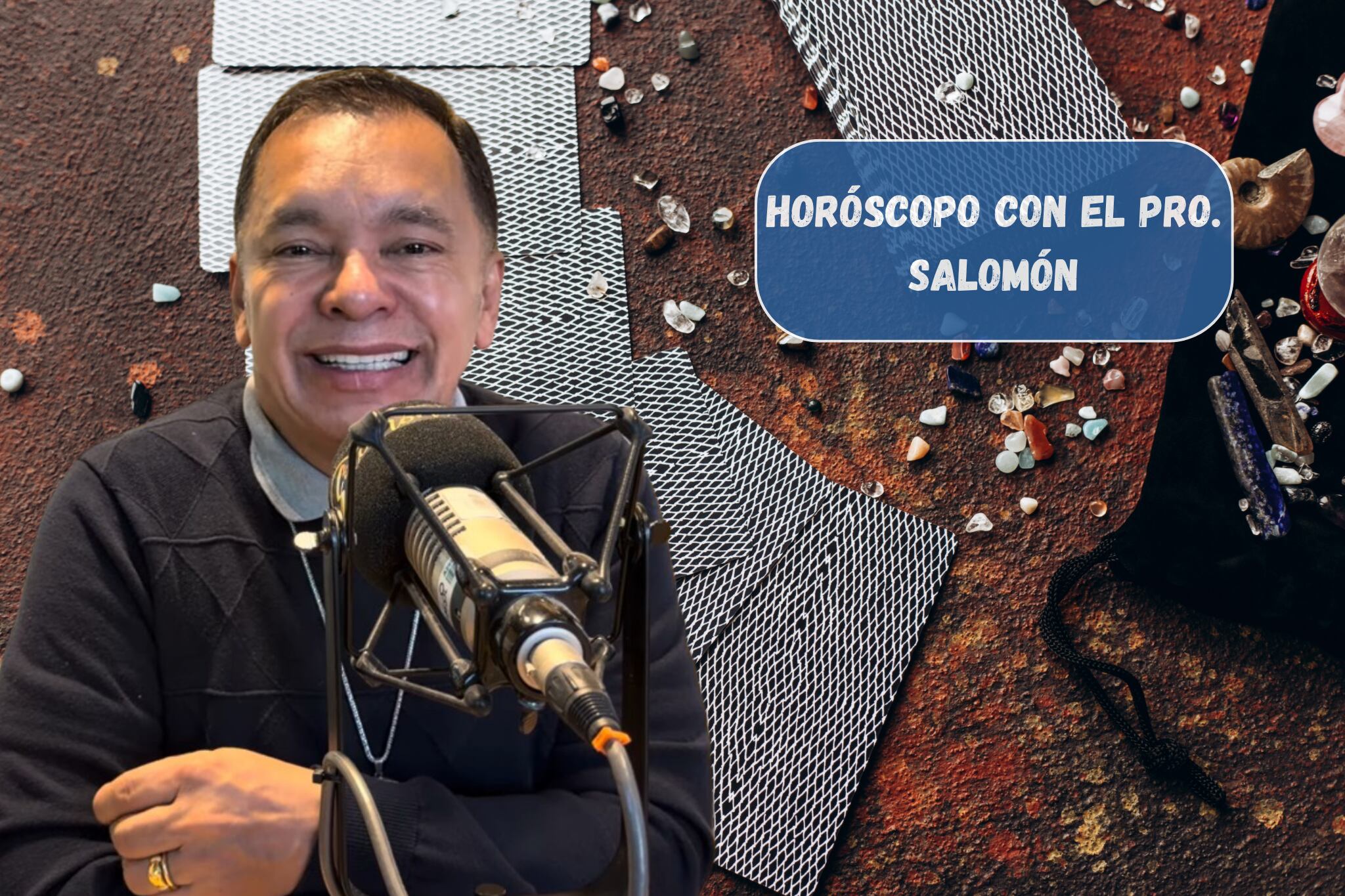Él es el profesor Salomón, experto en la lectura del Horóscopo y el Tarot (Crédito: Profesor) // imagen de las cartas tomada de Getty Imagenes (Crédito: Olena Ruban)
