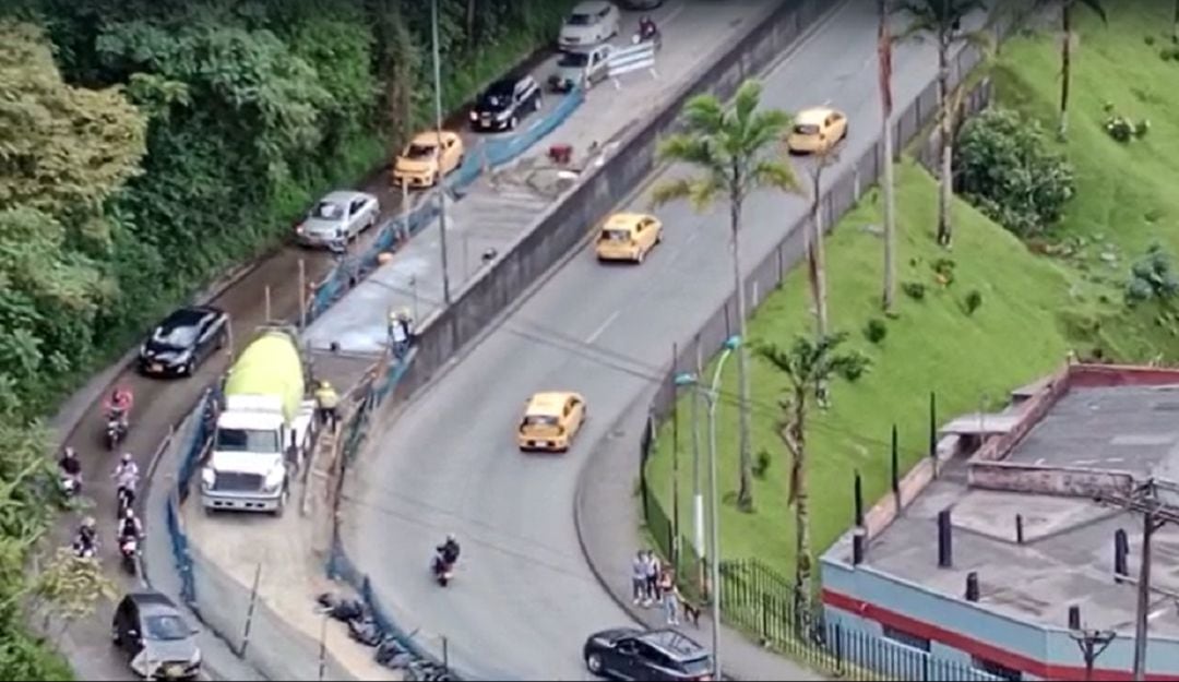 Obra en Los Cedros, Manizales