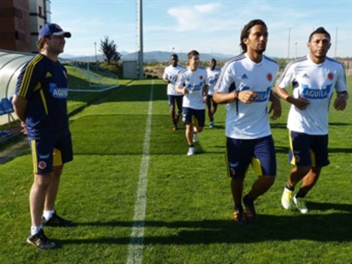 La selección Colombia inició trabajos en Madrid