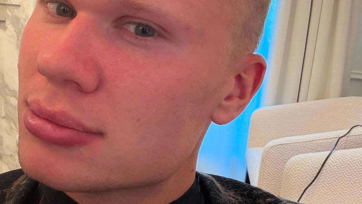 Video: Erling Haaland sorprende con su radical cambio de look para la temporada 2026/2027
