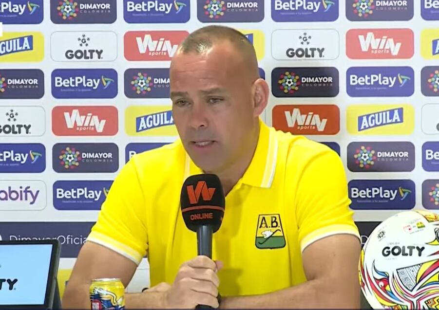 Rafael Dudamel, técnico de Atlético Bucaramanga / Captura de pantalla rueda de prensa