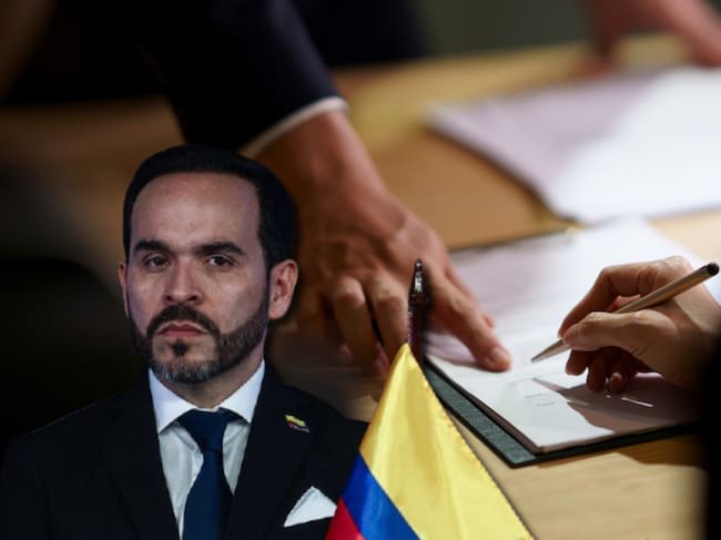 Abelardo de la Espriella e imagen de referencia de contrato. Fotos: (Photo by Lucas Aguayo Araos/Anadolu via Getty Images) / Getty Images