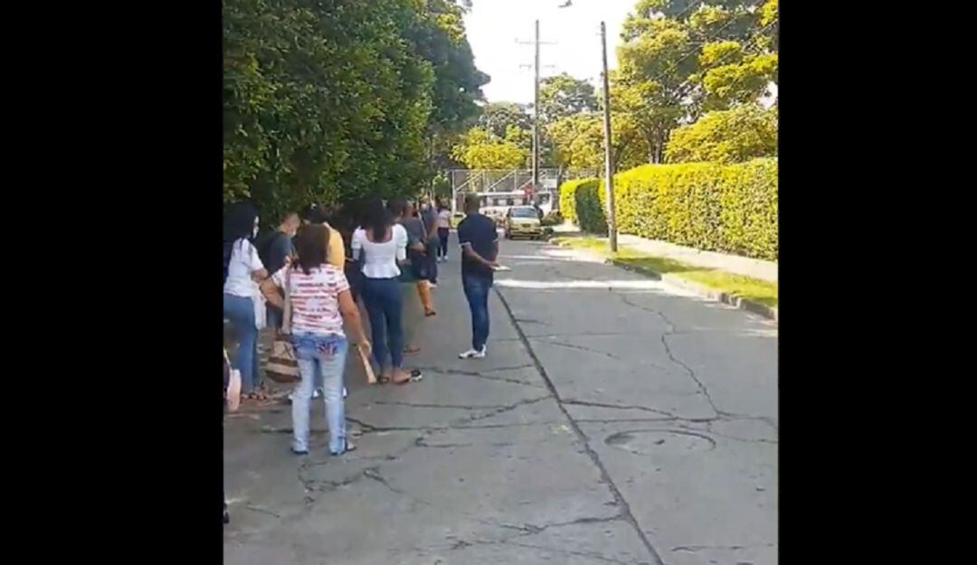 En el video difundido en las redes  sociales por @wilausoga 