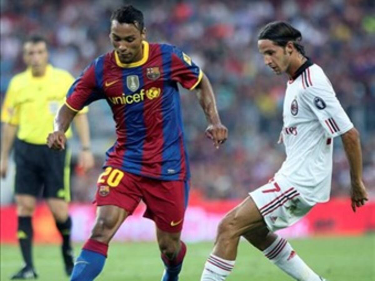 Con actuación de Mario Yepes, Milan cae ante Barcelona por Trofeo Joan Gamper