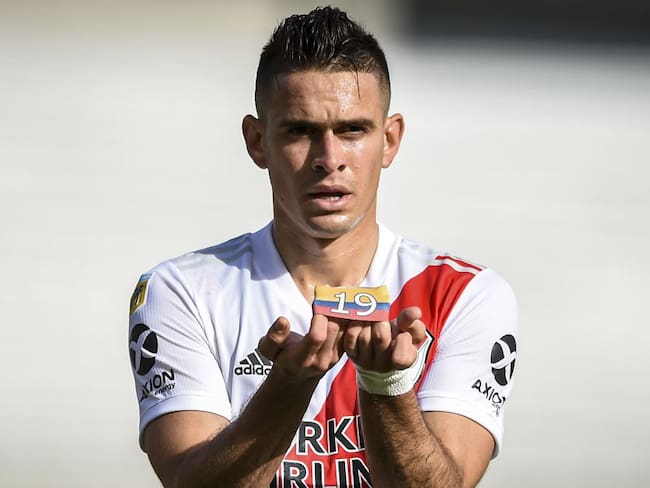 Rafael Santos Borré, delantero colombiano de River Plate