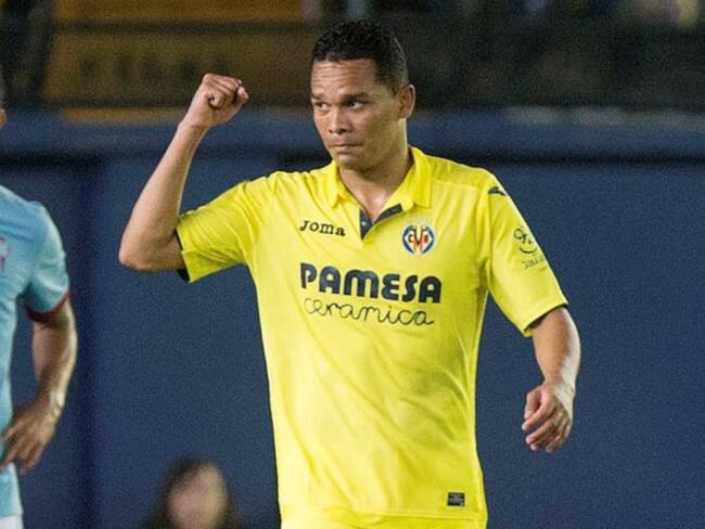 Carlos Bacca marcó triplete en el triunfo 4-1 del Villarreal