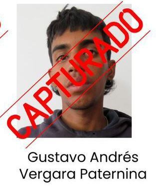 Gustavo Andrés Vergara Paternina Recapturado- foto alcaldía de Marinilla