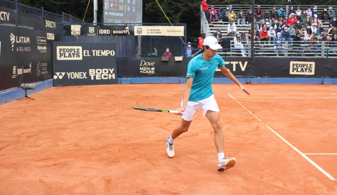 Daniel Galán en su debut en el DirecTV Open de Bogotá.