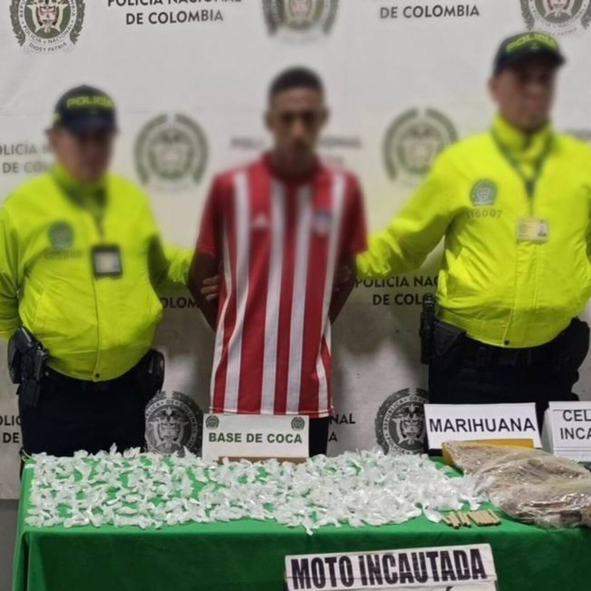 Capturan a presunto miembro de ‘Los Pepes’ con más de mil dosis de cocaína y marihuana