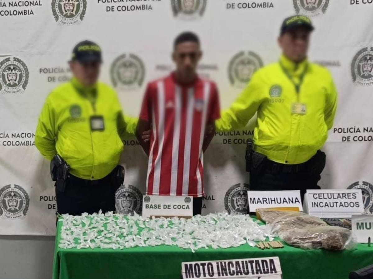 Capturan a presunto miembro de ‘Los Pepes’ con más de mil dosis de cocaína y marihuana