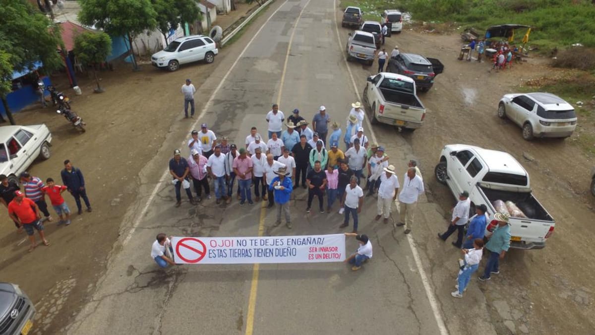 Ganaderos organizan protestas por invasión de tierras en el Magdalena