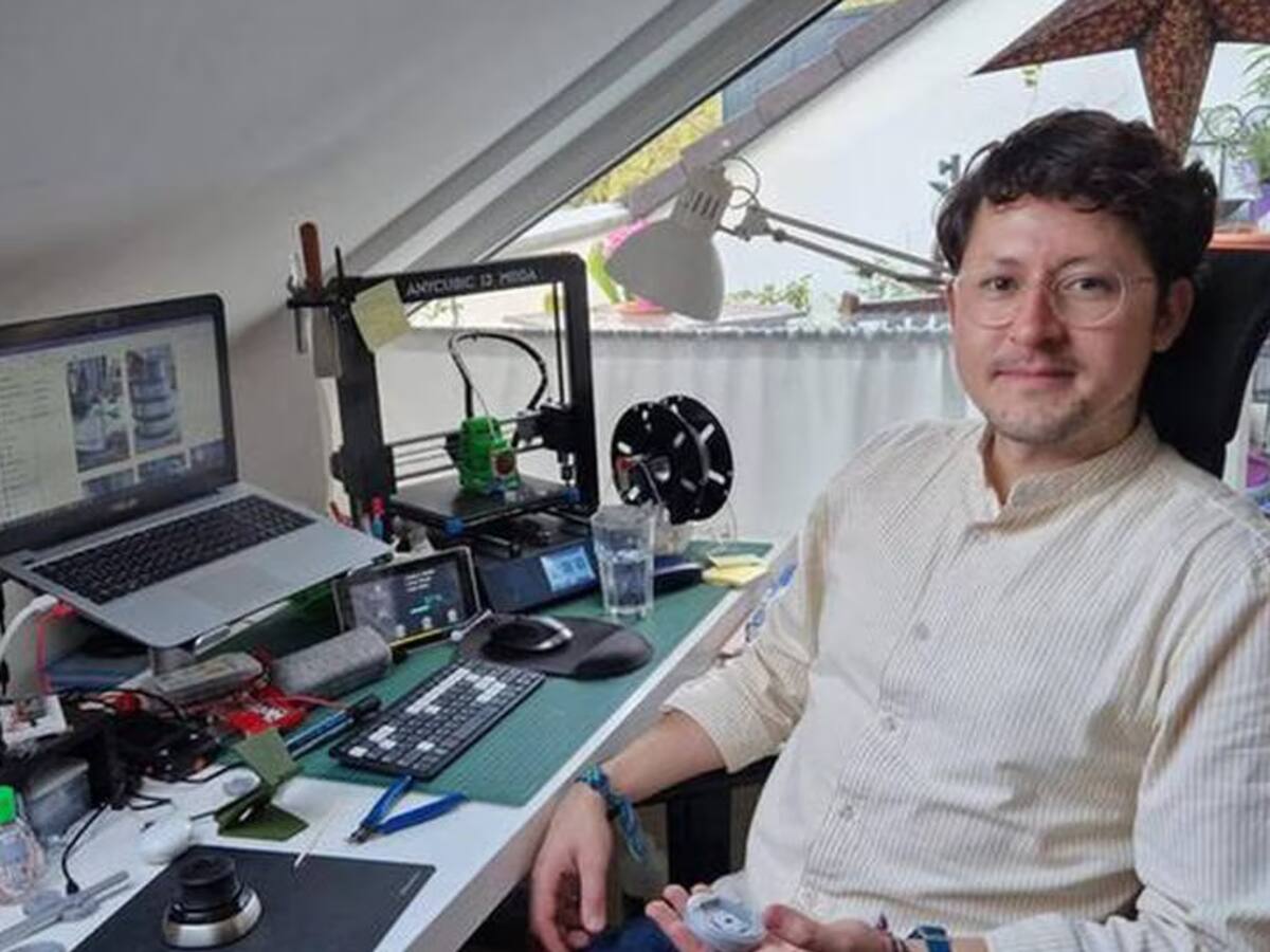 Ingeniero colombiano crea turbina que podría generar energía para los hogares en 2024