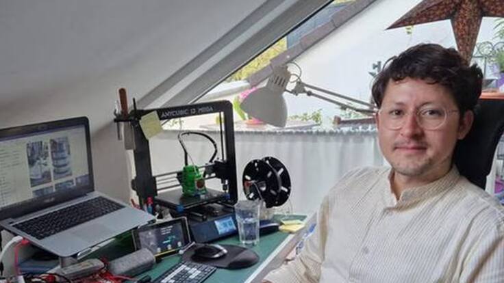 Ingeniero colombiano crea turbina que podría generar energía para los hogares en 2024