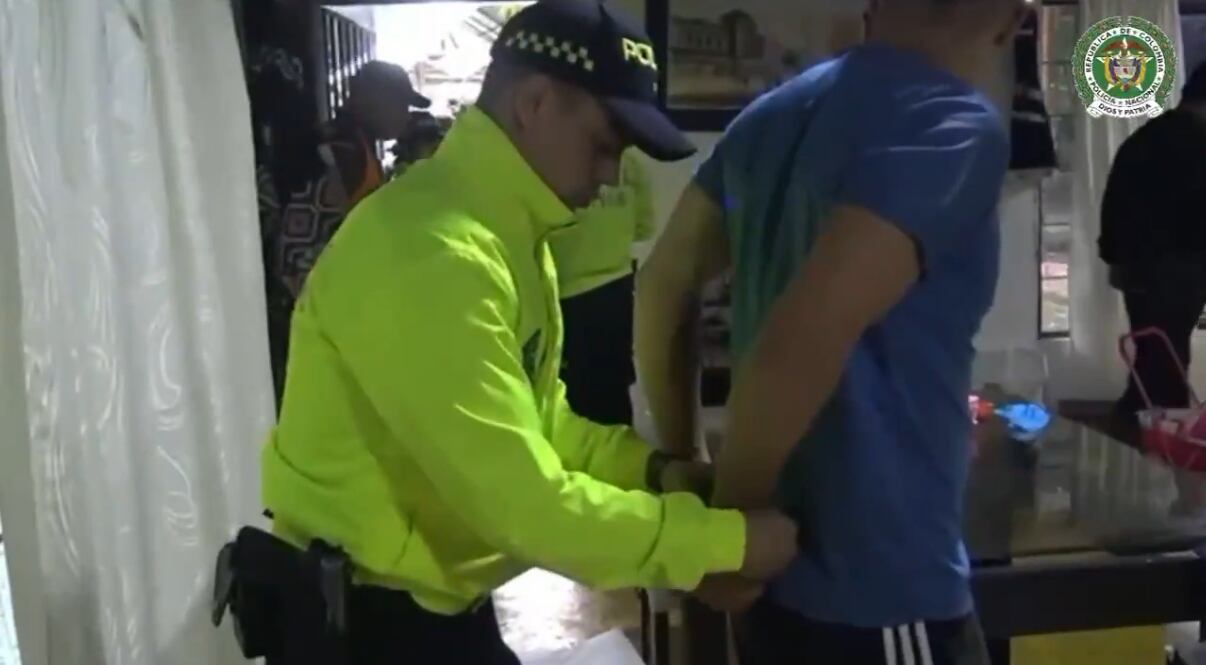 Capturados siete integrantes de red asociada a ‘La Cordillera’. Cortesía: Policía Nacional.