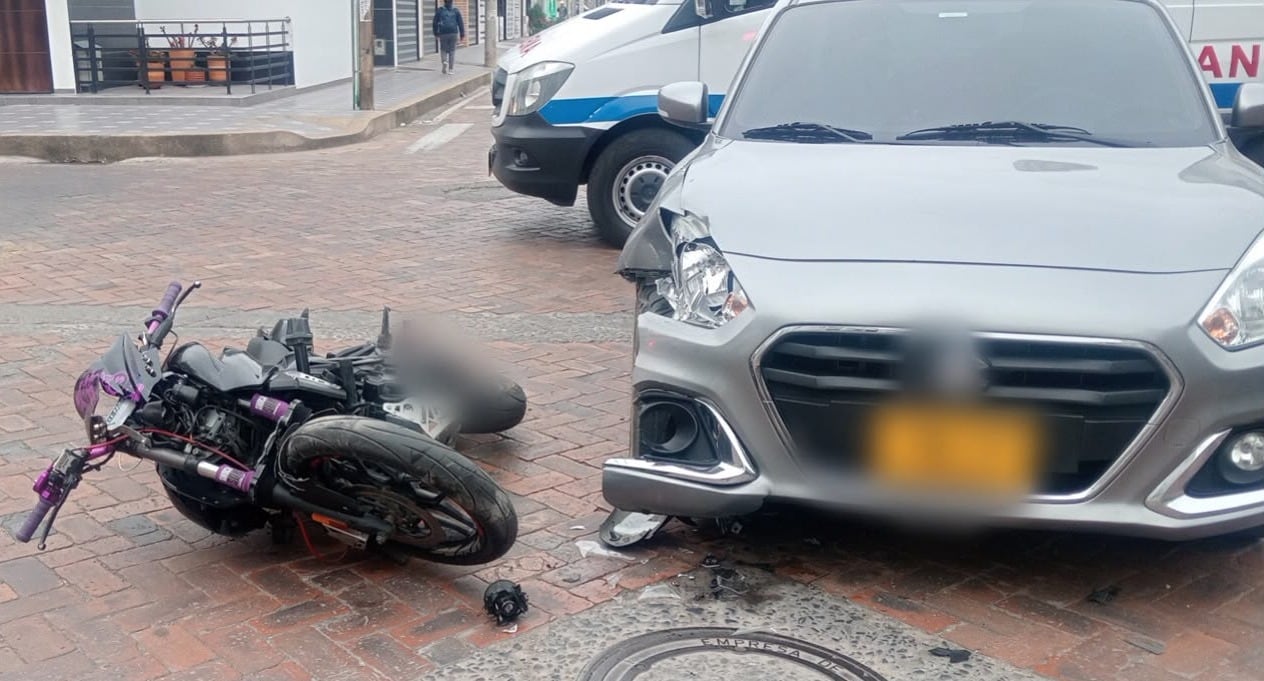 Los accidentes de motociclistas en Tunja han incrementado el número de fallecidos en el primer semestre de 2026, con relación al mismo periodo del año anterior/ Foto: Prensa Bomberos Tunja.