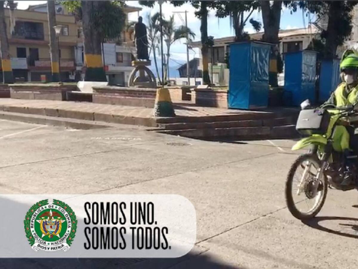 Policía de Caldas pide a la ciudadanía cumplir el aislamiento preventivo