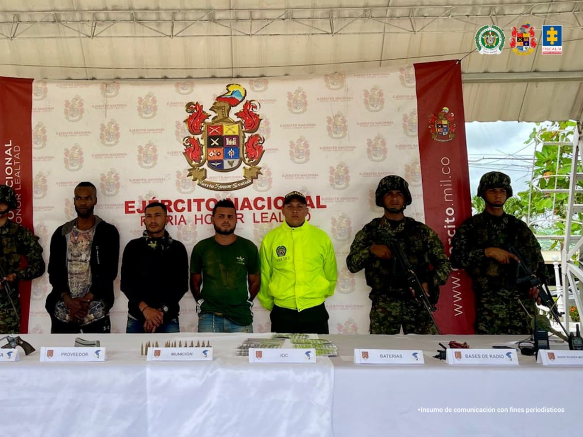 A la cárcel miembros del Clan del Golfo por operar central de comunicaciones ilegal