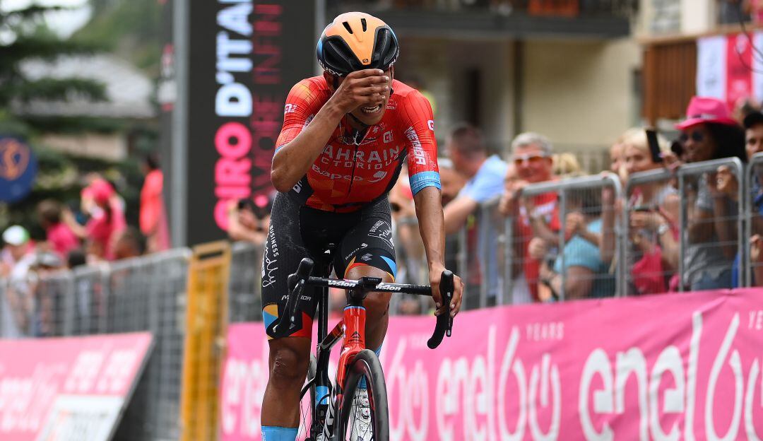 Santiago Buitrago en la Etapa 15 del Giro de Italia