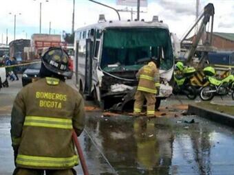 Accidente de tránsito. Foto: Colprensa.