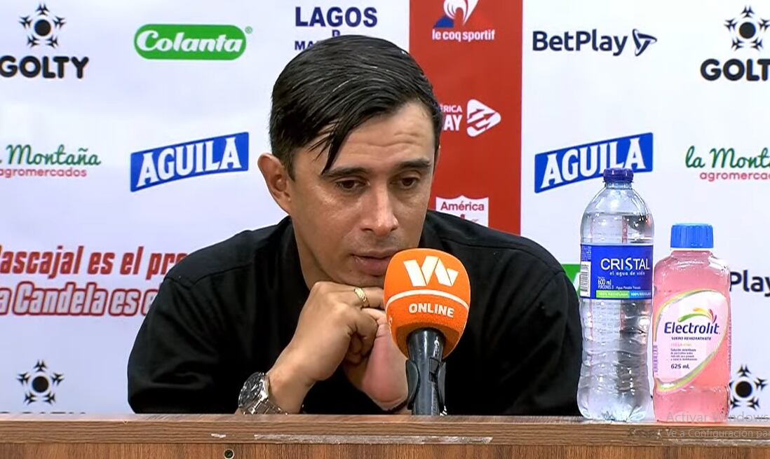 Jhon Jairo Bodmer, técnico de Atlético Nacional / Captura de pantalla, Dimayor