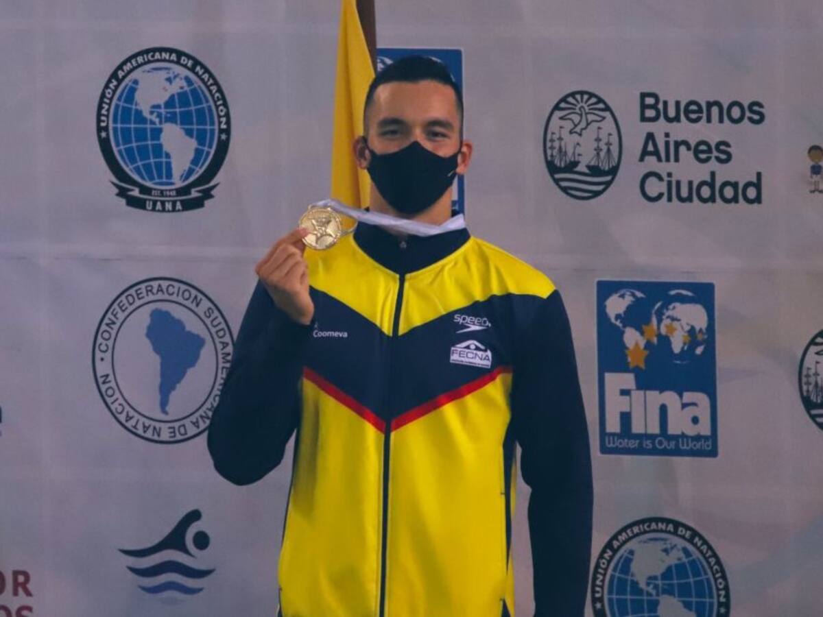 Juan Manuel Morales, nuevo campeón sudamericano en natación
