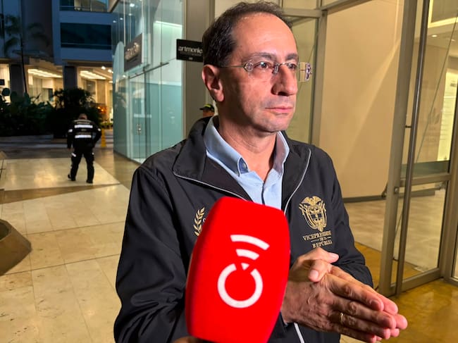 José Manuel Restrepo, vicepresidente electo de Colombia en visita a Medellín.