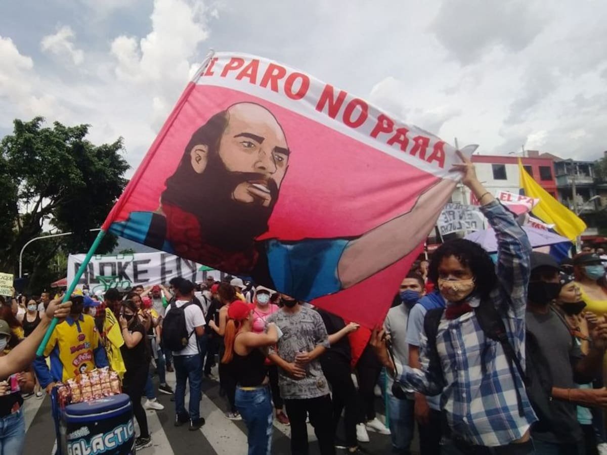Cuatro personas resultaron lesionadas durante las marchas en Medellín
