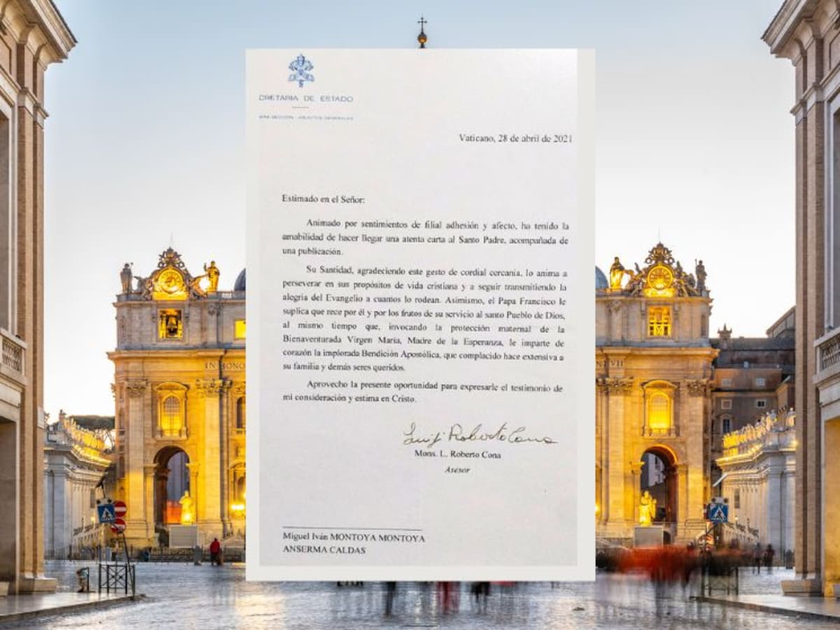 “Nunca pensé que el Papa Francisco me enviaría una carta”: Fiel católico caldense