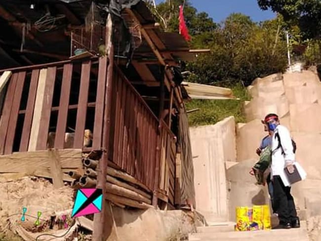 Corporación de Medellín lleva alimentos a 150 familias vulnerables