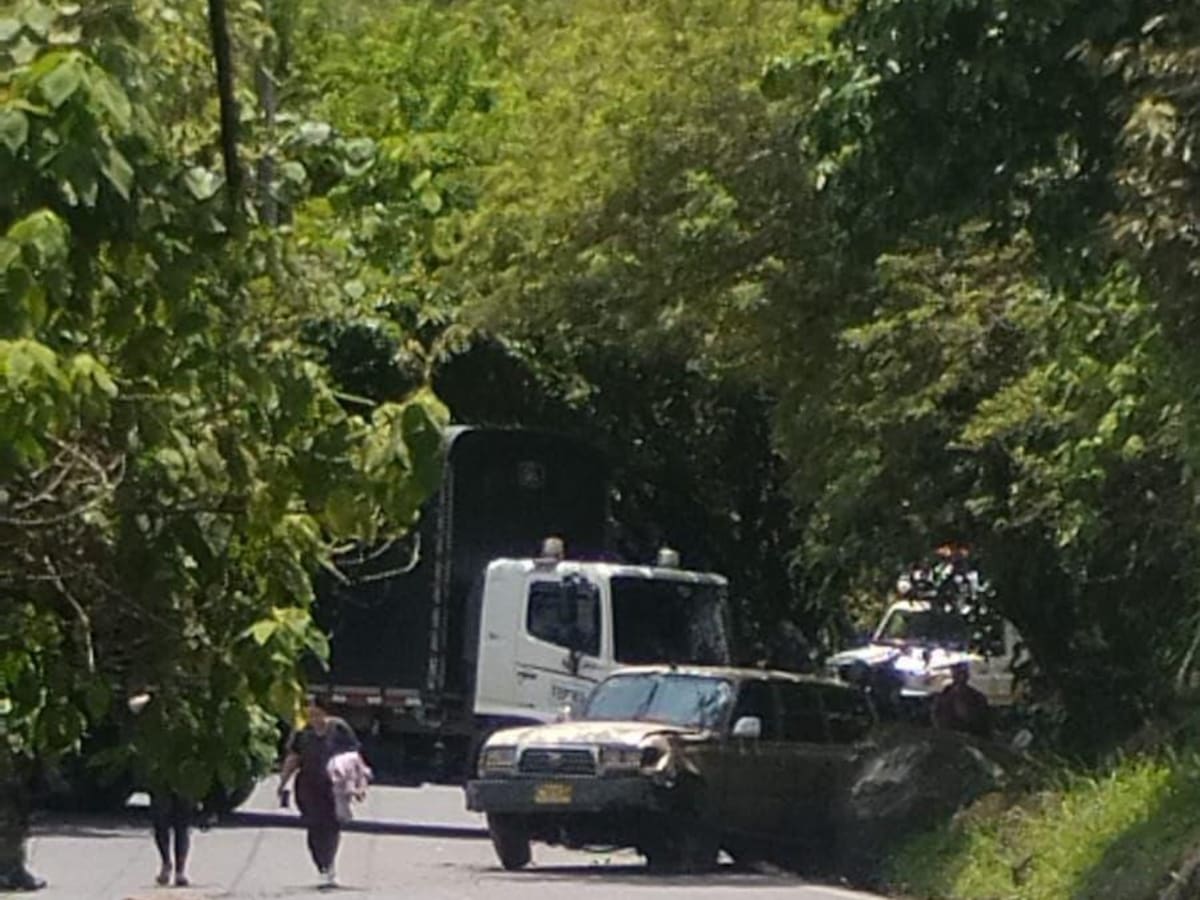 Grupo armado hurtó un vehículo de transporte de valores en el sur del Cauca