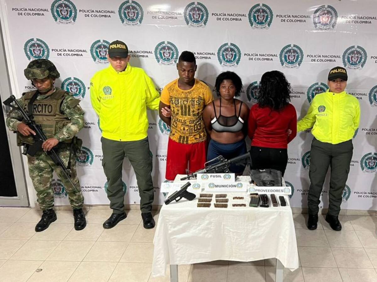 Capturadas 3 personas y un menor por extorsión y sicariato en Tumaco