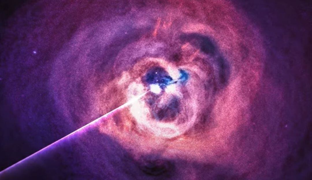 Agujero negro en el centro del cúmulo de Perseo