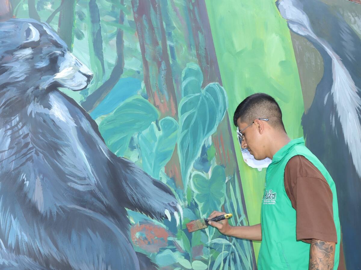 Muralismo, estrategia de educación ambiental en el Huila