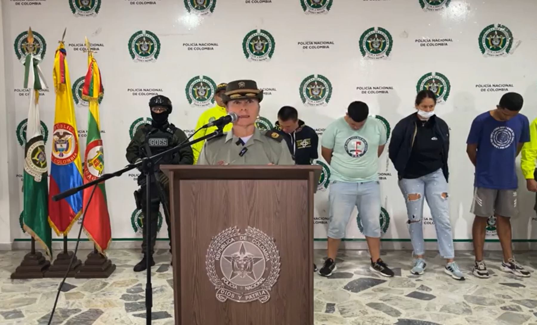 Capturas en el barrio Topacio de Ibagué