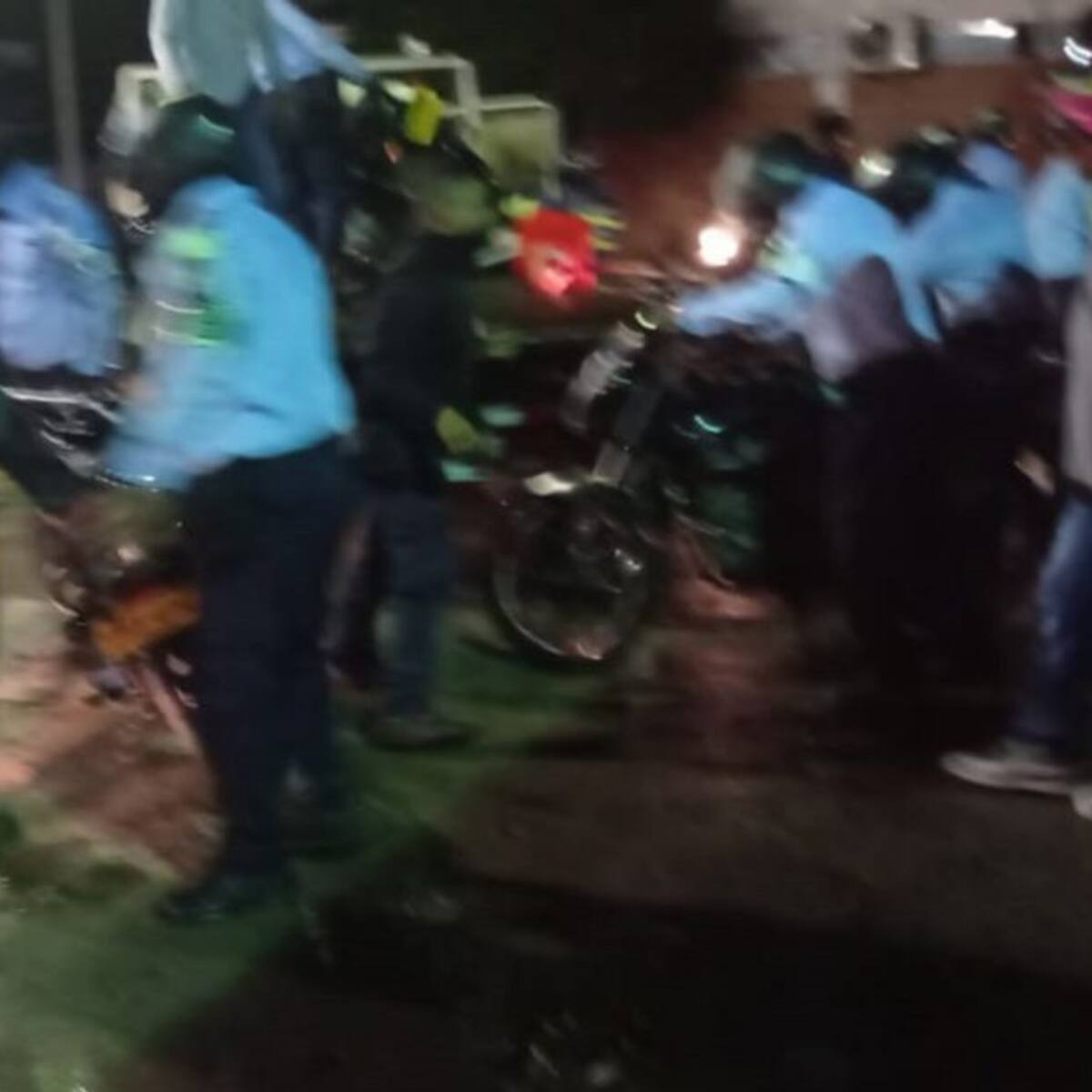Autoridades frenaron caravana de moteros por celebración de Halloween