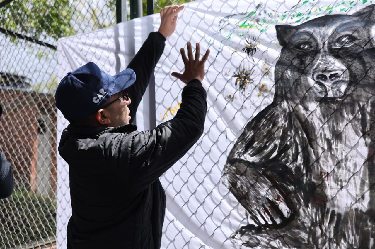 La jornada de sensibilización, educación y compromiso institucional por la protección del oso andino se realizó en Villapinzón, Cundinamarca / Foto: Prensa CAR