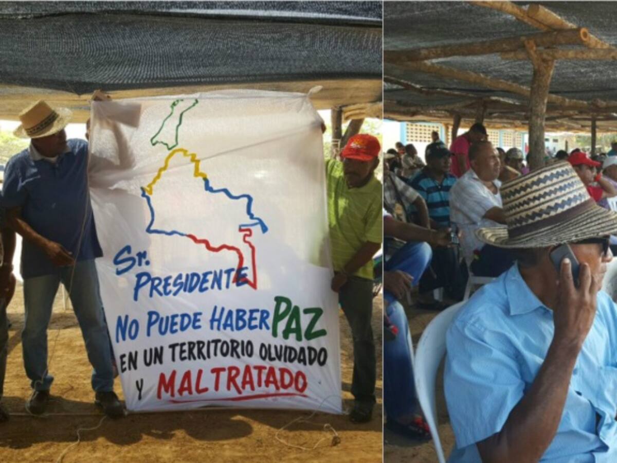 Más de mil indígenas se toman las vías y la línea férrea del Cerrejón