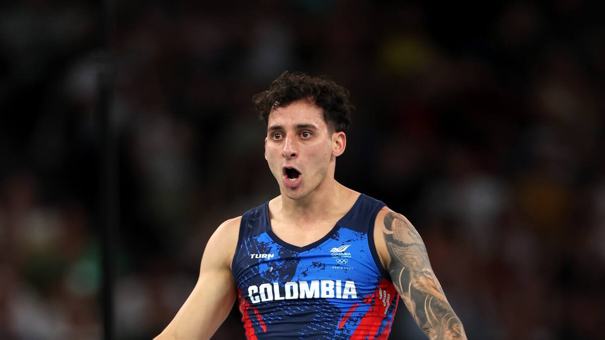 Ángel Hernández logró un nuevo diploma olímpico en la gimnasia en trampolín de París 2024