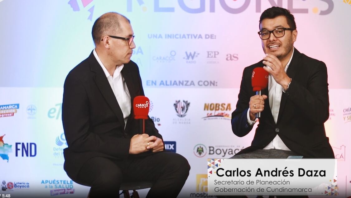 El secretario de planeación de la gobernación de Cundinamarca, Carlos Andrés Daza, compartió para Ruta Regiones las estrategias que adelanta el departamento para convertir a Cundinamarca en un referente nacional.
