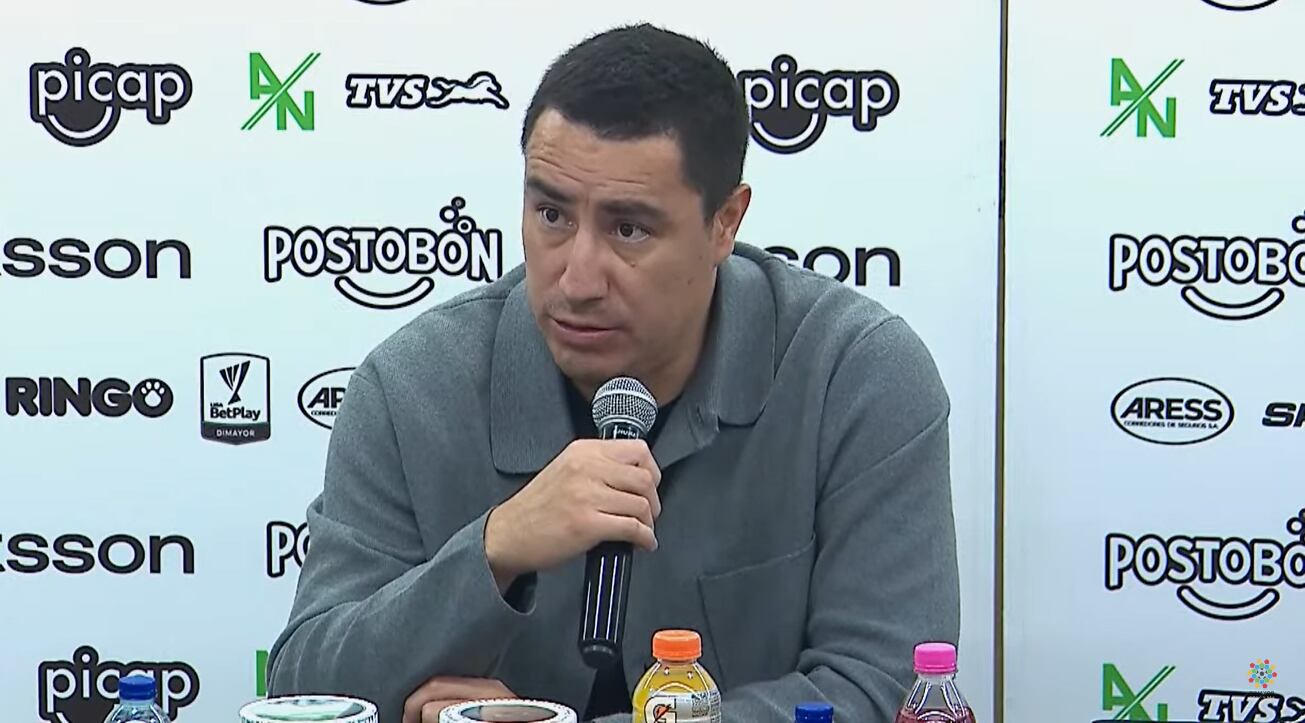 Efraín Juárez, DT de Nacional / Captura de pantalla