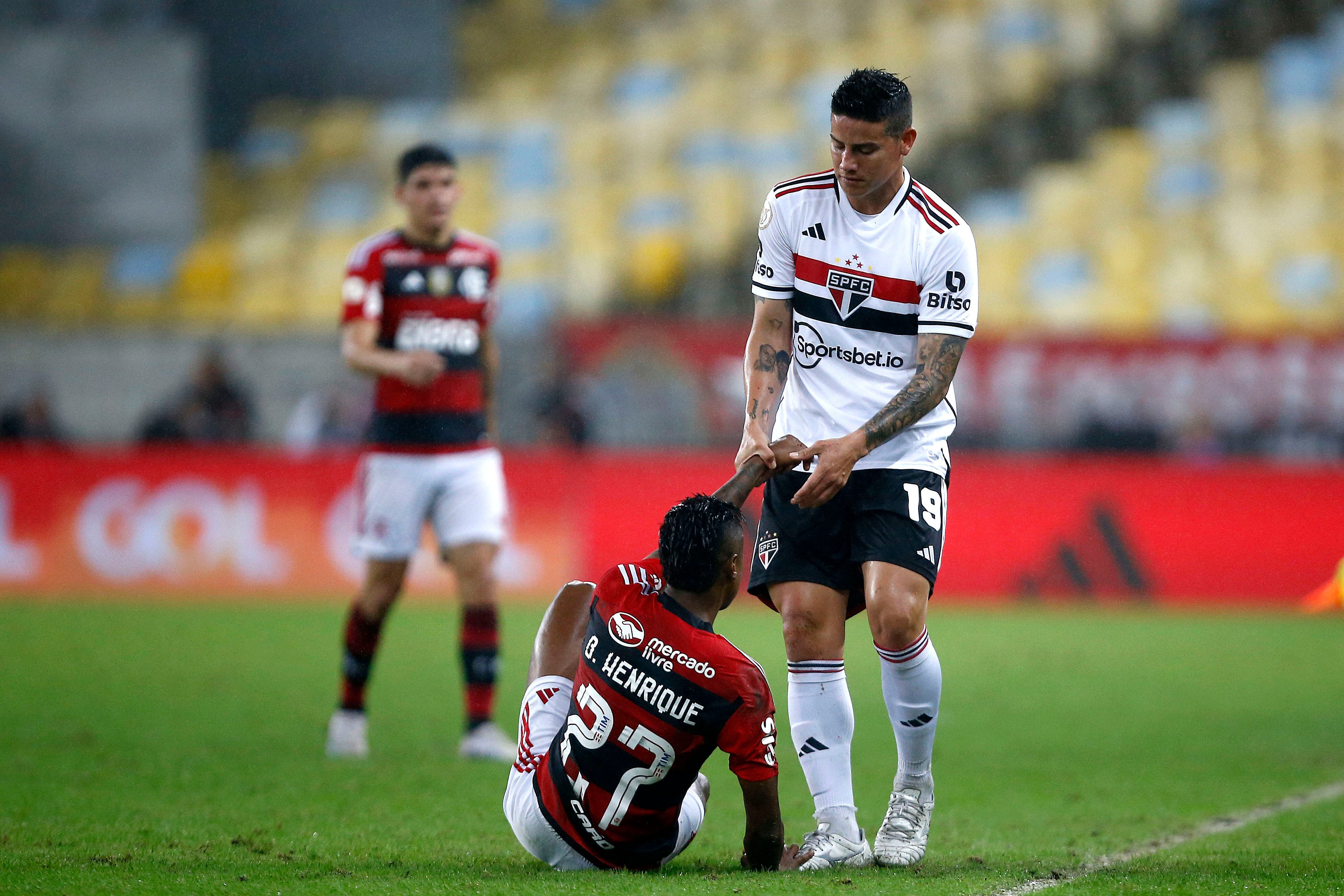 James Rodríguez, volante del Sao Paulo. (Photo by Wagner Meier/Getty Images)