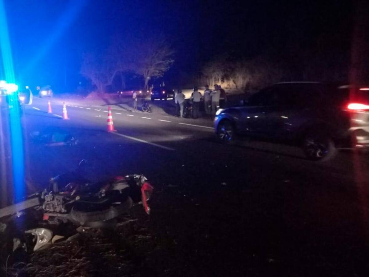 Accidente en Sincerín: conductor mató a un motociclista y se fugó
