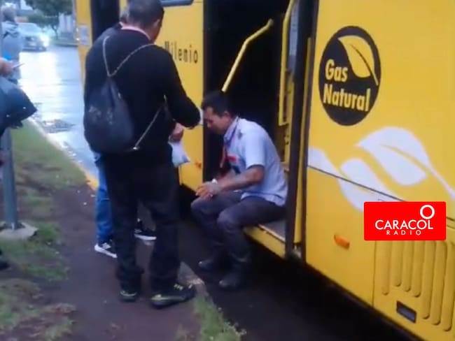 Hombre atacó con gas pimienta a conductor del SITP